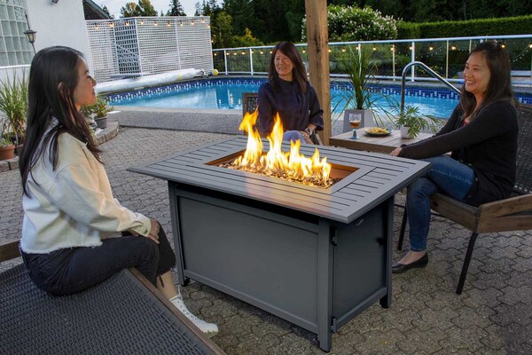 propane natural gas firepit table